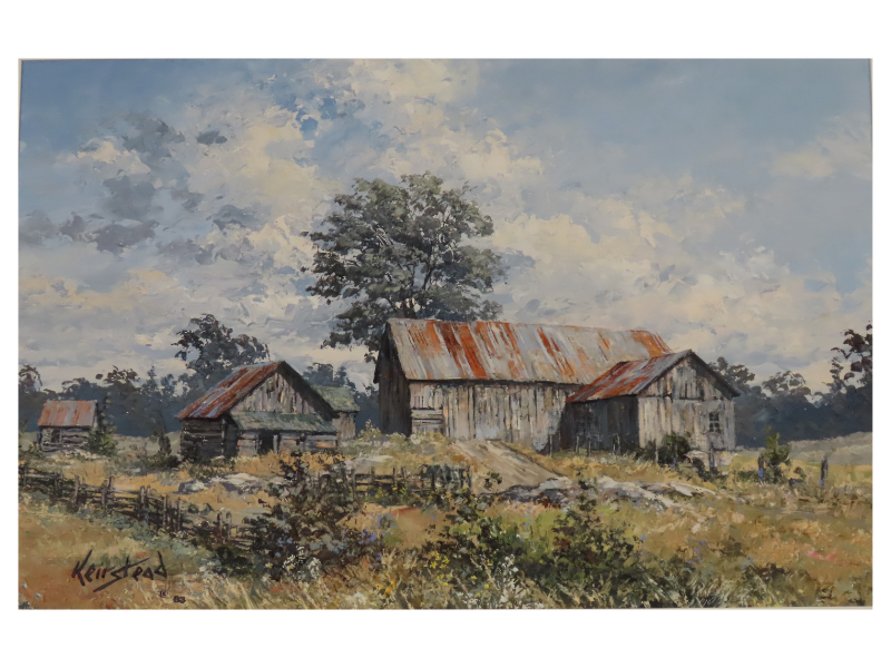 Summer Combermere by James Keirstead, 16"x24", oil, 1983, location: near Combermere