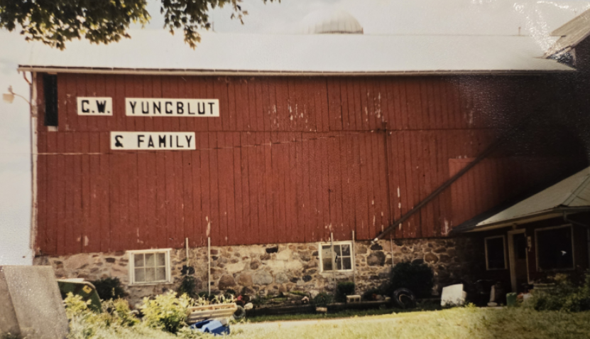 Photo of original barn
